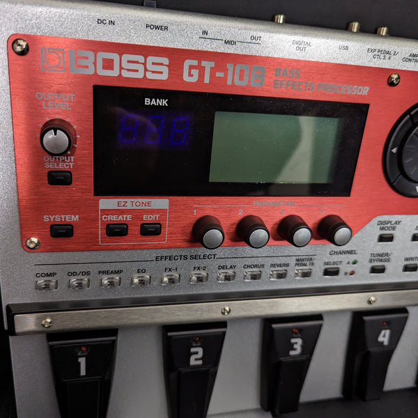 Used Boss GT-10B Multi Effects Bass Pedal With Case – Woodsy's Music