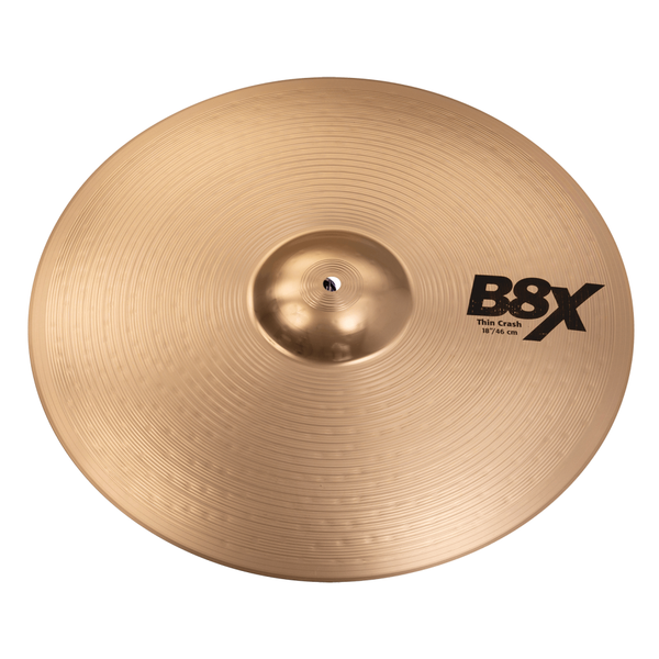 Sabian B8X 18” Thin Crash Cymbal – Woodsy's Music