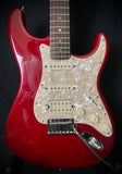 Used Fender American Deluxe Stratocaster HSS 2000 - Transparent Crimson Red