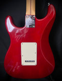 Used Fender American Deluxe Stratocaster HSS 2000 - Transparent Crimson Red