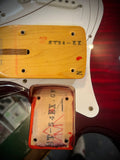 Vintage Fender ST-54 EX MIJ Stratocaster 1993-1994 - Crimson Foto Flame