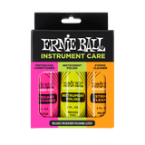 Ernie Ball Instrument Care 3-pack w/Microfiber Polish Cloth