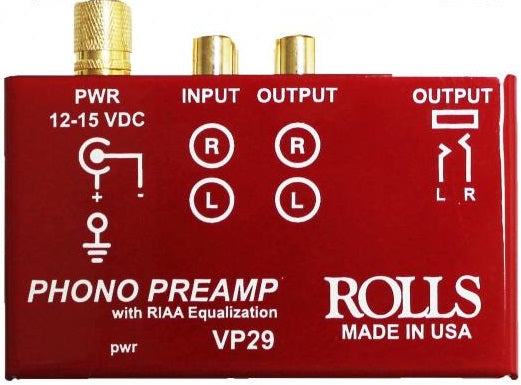 Rolls VP29 Phono Preamp – Woodsy's Music