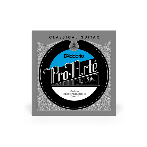 D'Addario Pro Arte Carbon Hard Tension Treble Half Set